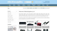 Desktop Screenshot of electrosupplies.co.uk