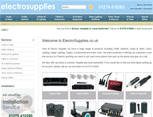 Tablet Screenshot of electrosupplies.co.uk
